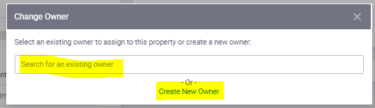 How to Create an Owner Profile and Assign Property Ownership